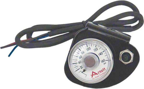 ARNOTT - PRESSURE GAUGE & BRACKET W/TOGGLE SWITCH BLACK - Image 1