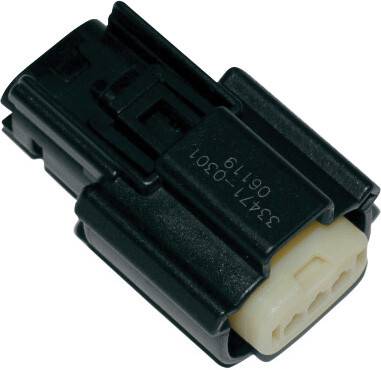 NAMZ CUSTOM CYCLE - MOLEX 3-PIN FEMALE CONNECTOR HD72512-07BK FL MODELS 07-UP - Image 1