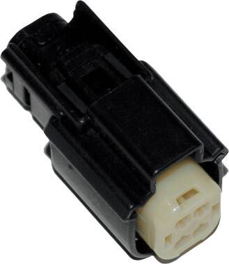 NAMZ CUSTOM CYCLE - 4-PIN FEMALE CONNECTOR BLACK HD 72177-07BK 07-UP - Image 1