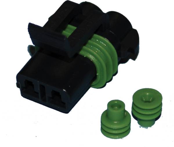 NAMZ CUSTOM CYCLE - DELPHI-PACKARD WEATHERPACK 2-WIRE FEMALE CONNECTOR - Image 1