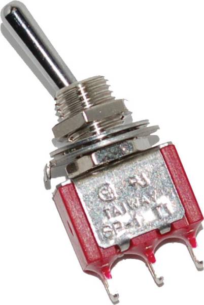 NAMZ CUSTOM CYCLE - MINI HIGH/LOW BEAM TOGGLE SWITCH 5-AMP 1/4" HOLE - Image 1