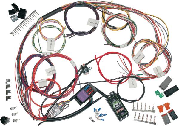 NAMZ CUSTOM CYCLE - COMPLETE BIKE HARNESS W/STARTER RELAY - Image 1