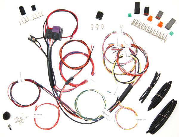 NAMZ CUSTOM CYCLE - COMPLETE BIKE HARNESS W/STARTER RELAY VERSION 1 - Image 1