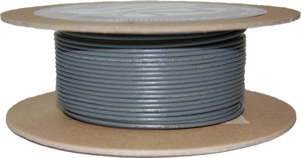 NAMZ CUSTOM CYCLE - #18-GAUGE GREY 100' SPOOL OF PRIMARY WIRE - Image 1