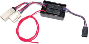 NAMZ CUSTOM CYCLE - 4-WIRE TRLR ISLTR 8-PIN MOLEX GREY 15-UP FREE WHEELER - Image 1