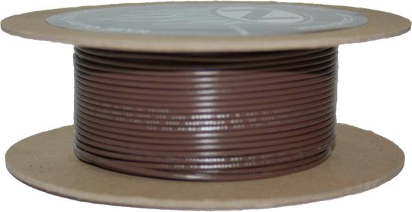 NAMZ CUSTOM CYCLE - 100' SPOOL 20-GAUGE WIRE (BROWN) - Image 1