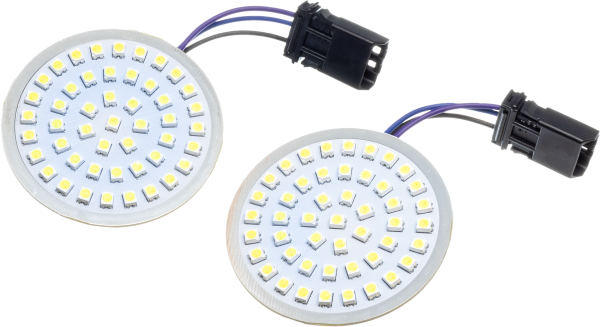 LETRIC LIGHTING CO - CVO BULLET LED INSERT FR SWITCHBACK WHITE/AMBER - Image 1