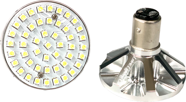 LETRIC LIGHTING CO - PREMIUM BULLET LED INSERT 1157 SWITCHBACKS WHITE/AMBER - Image 1