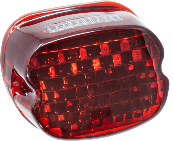 LETRIC LIGHTING CO - SLANTBACK LED TAILIGHT RED LENSE - Image 1