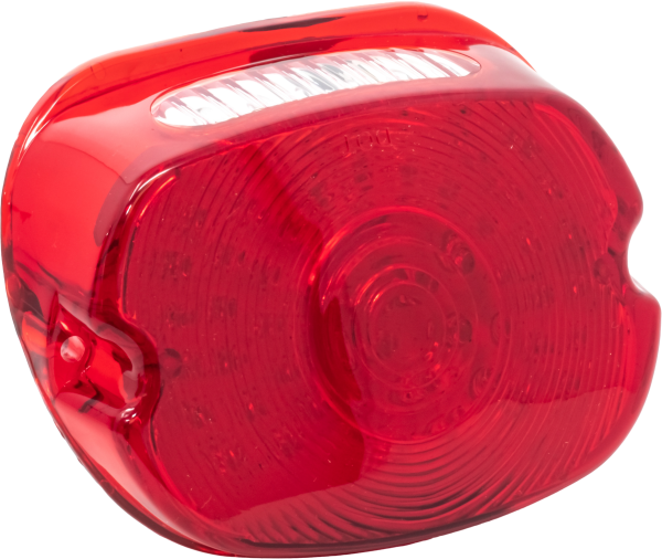 LETRIC LIGHTING CO - SLANTBACK LOW LED TAILIGHT RED LENSE - Image 1