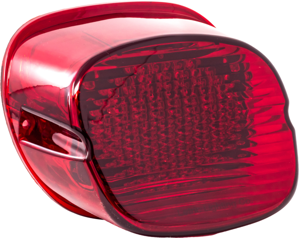 LETRIC LIGHTING CO - DELUX STROBING LED TAILIGHT RED LENSE - Image 1