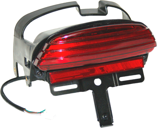 LETRIC LIGHTING CO - SOFTAIL LED TAILIGHT RED LENSE - Image 1