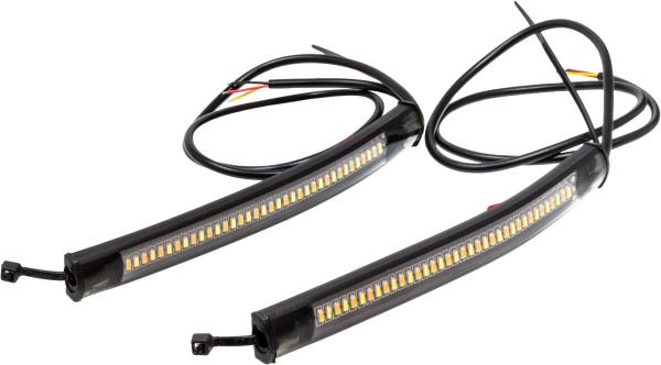 LETRIC LIGHTING CO - FLEXIBLE LED STRIP FORK TUBE SWITCHBACK WHITE/AMBER - Image 1