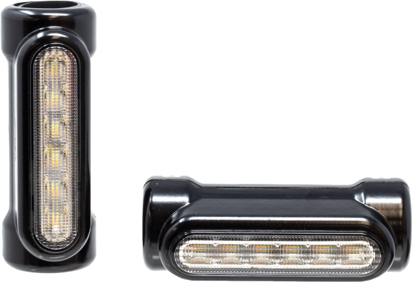 LETRIC LIGHTING CO - ENGINE GUARD LED LIGHTS BLK WHITE/AMBER - Image 1