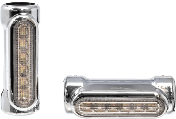 LETRIC LIGHTING CO - ENGINE GUARD LED LIGHTS CHR WHITE/AMBER - Image 1