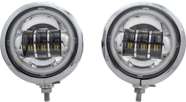 LETRIC LIGHTING CO - 4.5" LED ASSEM CHR SHELL HALO CHROME - Image 1