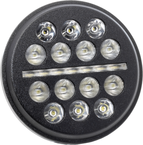 LETRIC LIGHTING CO - 5.75" LED HDLGHT BLK BUCKSHOT - Image 1