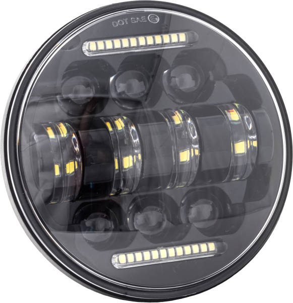 LETRIC LIGHTING CO - 5.75" LED HEADLIGHT BLACK - Image 1