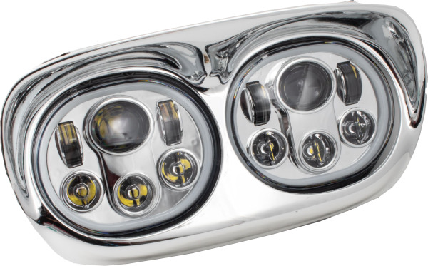 LETRIC LIGHTING CO - LED HEADLIGHT CHR/CHR HALO FLTR `98-13 - Image 1