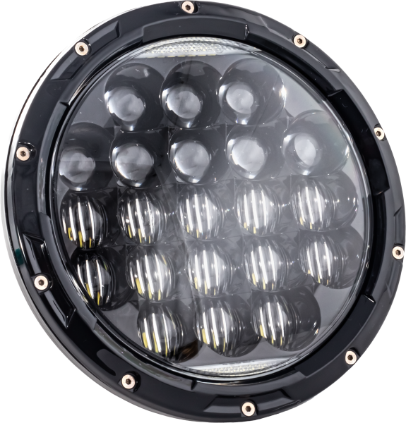 LETRIC LIGHTING CO - 7" LED AGGRESSIVE HDLIGHT BLK INDIAN - Image 1