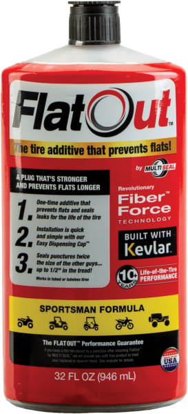 FLAT OUT - TIRE SEALANT 32 FL OZ 8/CASE - Image 1