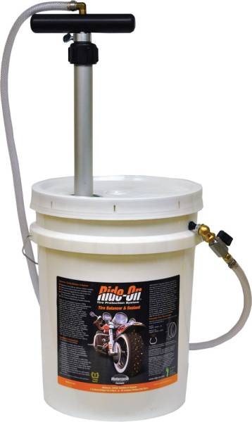 RIDE-ON - TPS TIRE BALANCER AND SEALANT 5GAL PAIL PUMP - Image 1