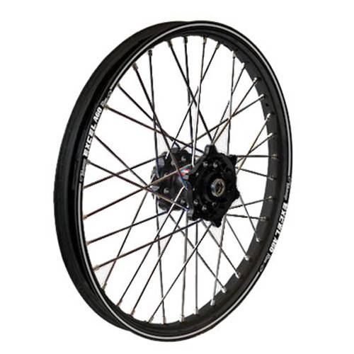 DUBYA - FRONT WHEEL 1.40 X 17 BLACK HUB BLACK RIM - Image 1