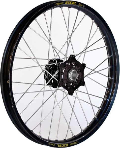 DUBYA - FRONT WHEEL 1.60 X 21 BLACK HUB BLACK RIM - Image 1