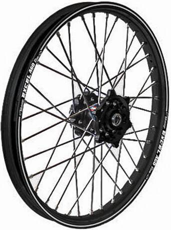 DUBYA - FRONT WHEEL 1.85 X 19 BLACK HUB BLACK RIM - Image 1