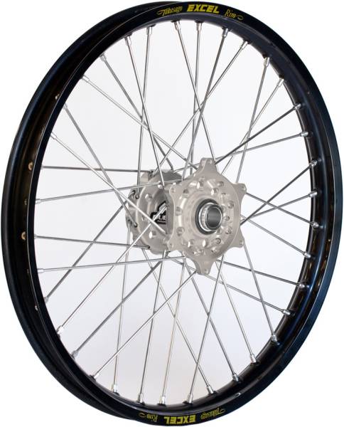 DUBYA - FRONT WHEEL 1.40 X 17 BLACK HUB BLACK RIM - Image 1