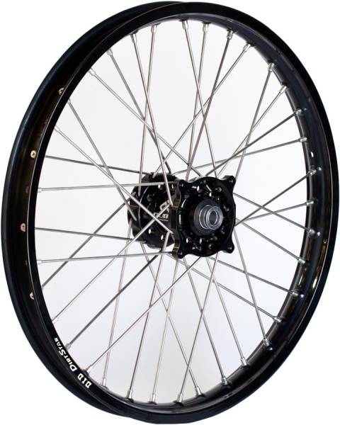 DUBYA - FRONT WHEEL 1.60 X 21 BLACK HUB BLACK RIM - Image 1