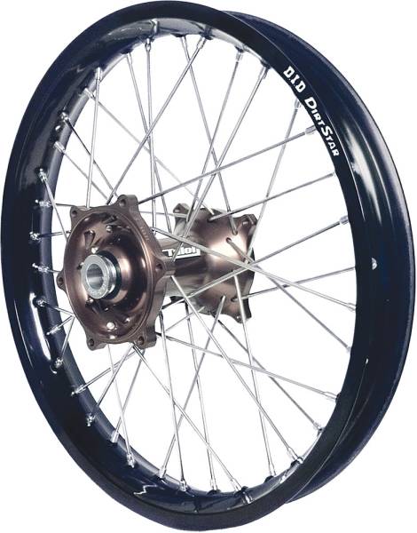 DUBYA - FRONT WHEEL 1.60 X 21 MAG HUB BLACK RIM - Image 1