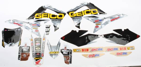 D-COR - 2014 GEICO HONDA CAMO COMPLETE KIT BLACK - Image 1