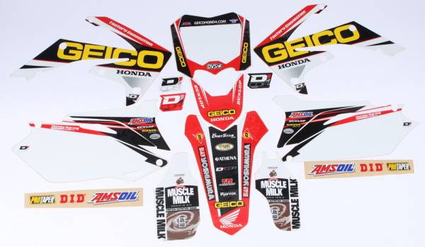 D-COR - 2014 GEICO HONDA COMPLETE KIT WHITE - Image 1