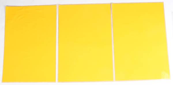 D-COR - UNIVERSAL NUMBER PLATE YELLOW 3/PK - Image 1