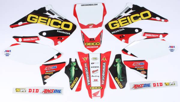 D-COR - 16 GEICO HONDA COMPLETE GRAPHIC KIT WHITE - Image 1