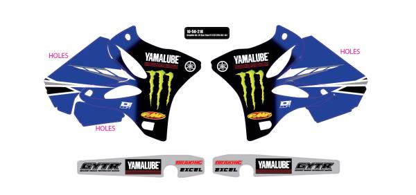 D-COR - 2018 STAR YAMAHA YZ 125/250 '02-14 GRAPHIC KIT - Image 1