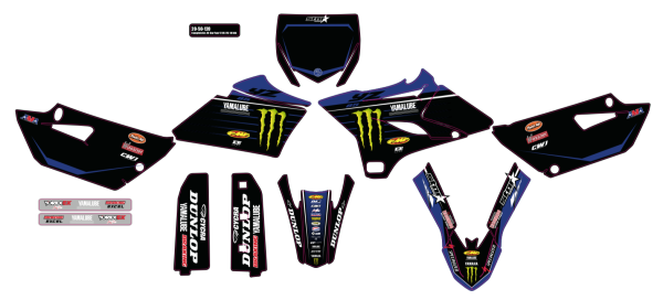 D-COR - GRAPHIC KIT 20 STAR YAM YZ 125/250 (15-20) - Image 1