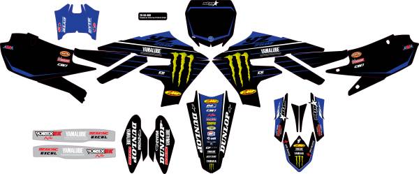 D-COR - GRAPHIC KIT 20 STAR YAM YZF 250 (19-20) - Image 1