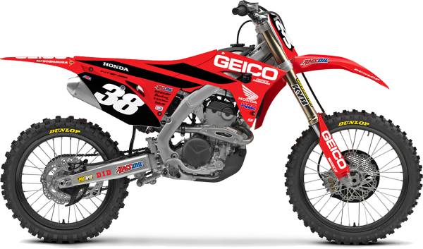 D-COR - GRAPHIC KIT 19 GEICO HONDA CR 125/250 - Image 1