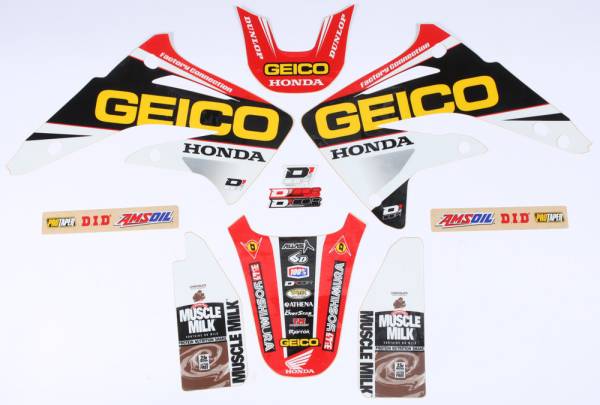 D-COR - 2014 GEICO HONDA GRAPHICS/TRIM KIT - Image 1