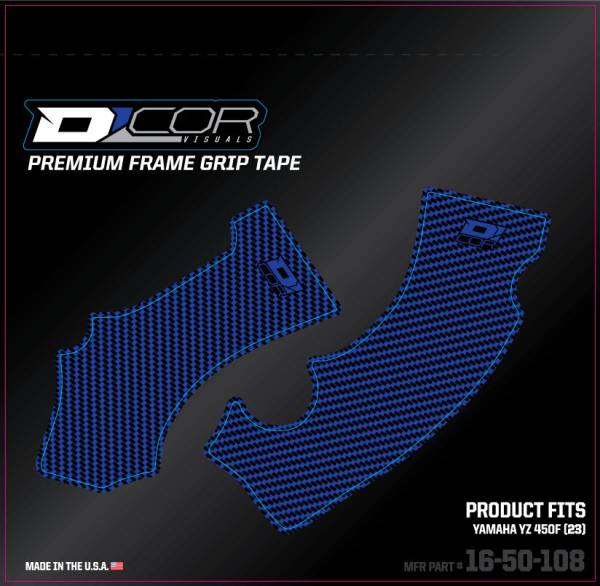 D-COR - FRAME GRIP TAPE BLUE YZ 450F - Image 1