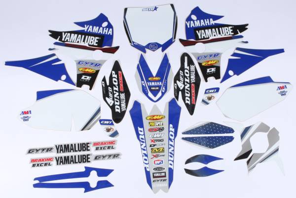 D-COR - 2015 STAR RACING COMPLETE GRAPHIC KIT WHITE - Image 1