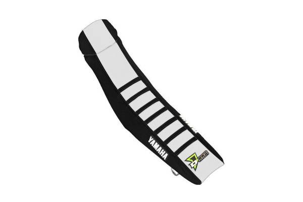 D-COR - SEAT COVER BLK/WHT/BLK TC/FC 125-450 - Image 1