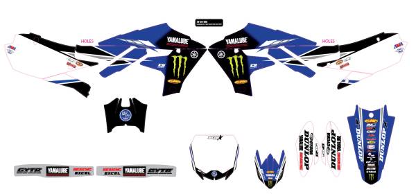 D-COR - 2018 STAR RACING YAMAHA YZF450 '18 COMPLETE GRAPHIC KIT - Image 1