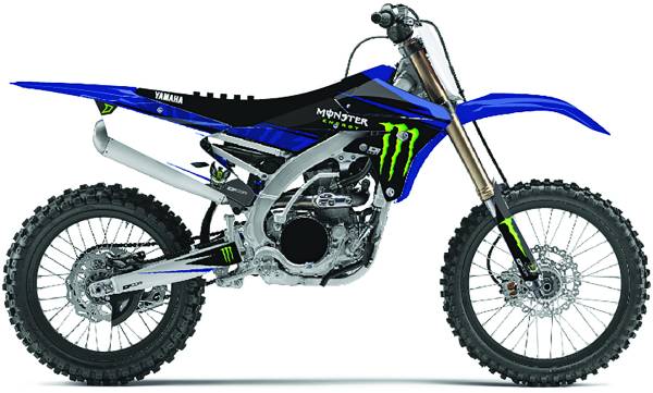 D-COR - MONSTER ENERGY COMPLETE GRAPHIC KIT WHITE BACKGROUND - Image 1