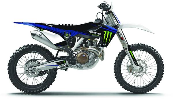 D-COR - MONSTER ENERGY COMPLETE GRAPHIC KIT WHITE - Image 1