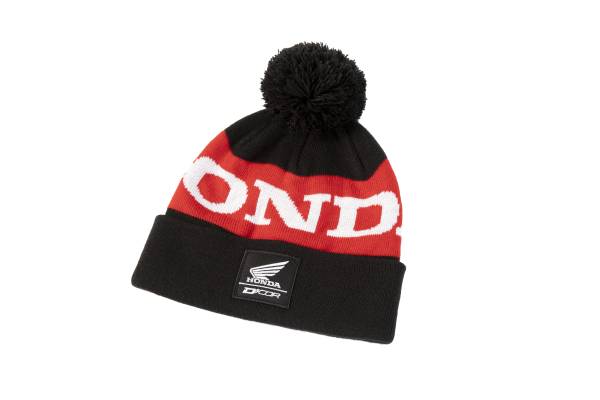 D-COR - HONDA BEANIE STRIPE BLACK/RED - Image 1