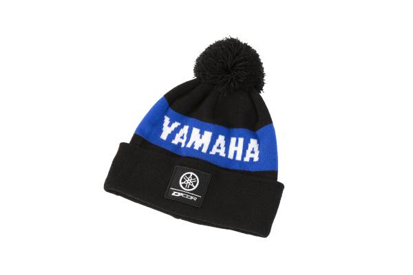 D-COR - YAMAHA BEANIE STRIPE BLACK/BLUE - Image 1