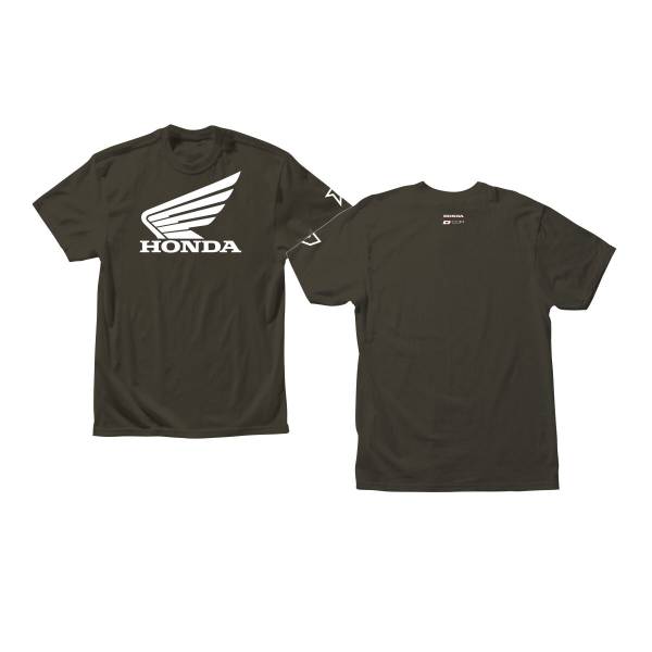 D-COR - HONDA WING II T-SHIRT BLACK 2X - Image 1